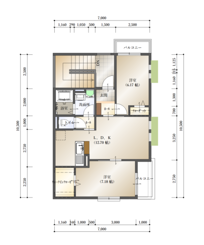 良美株式会社様3階